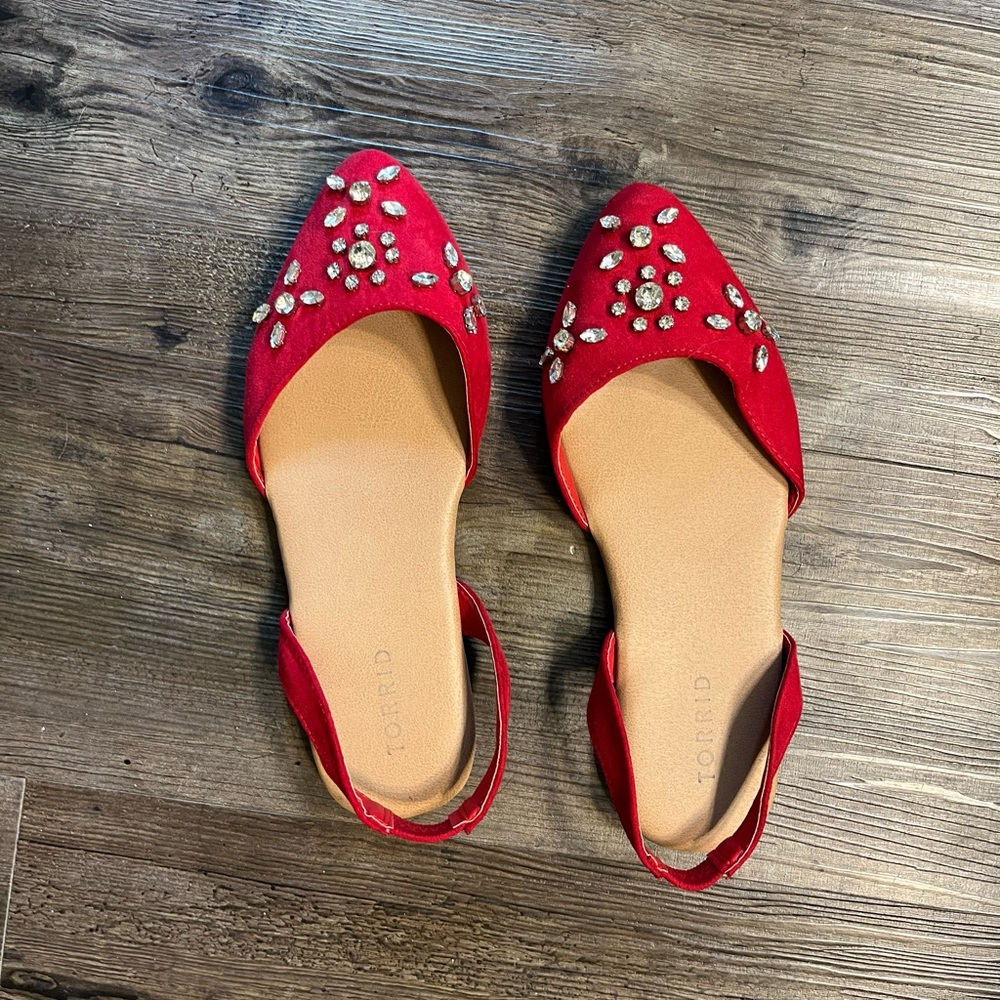 Torrid sling back shoes, 7.5W